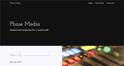 Desktop Screenshot of phasemedia.com